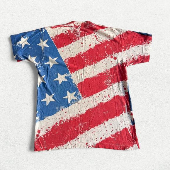 Round Two Vintage Melrose Vintage American Flag Tee - Picture 3 of 8